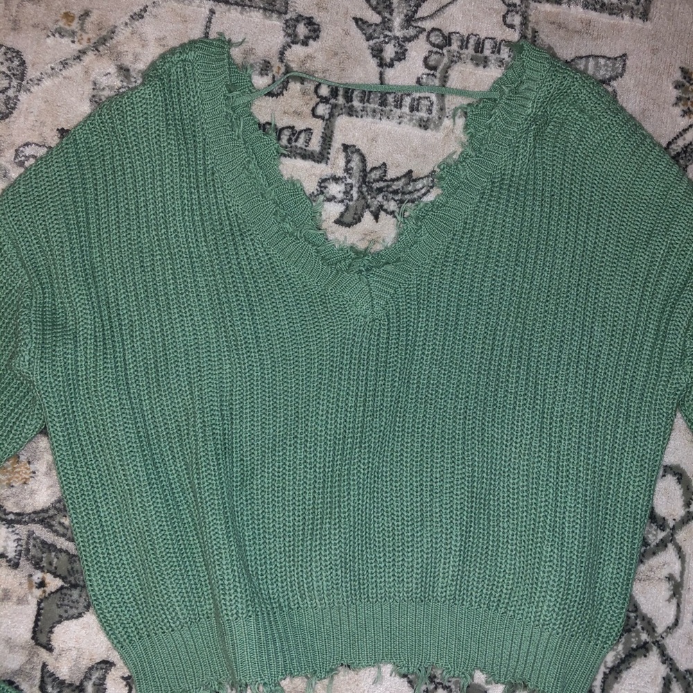 V-neck sweater